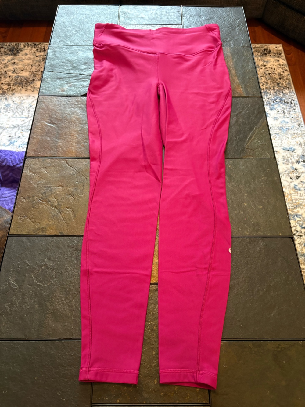 lululemon athletica Fuchsia/Pink High-Waist Workout Leggings